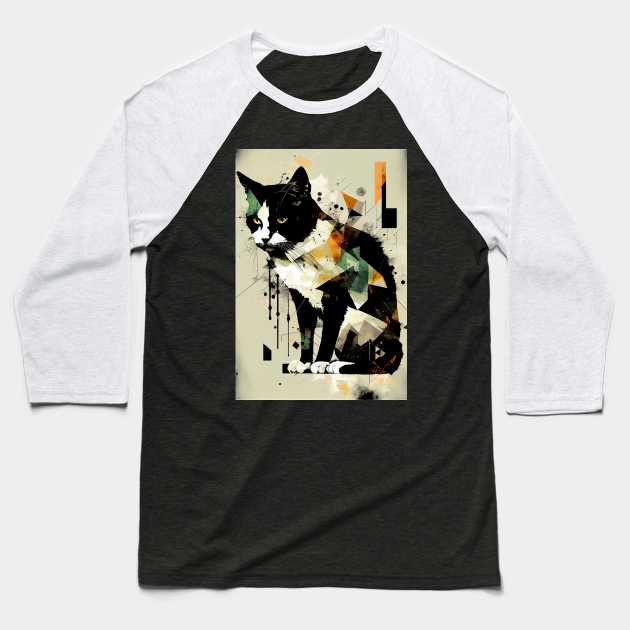 Cat Beauty #11 Baseball T-Shirt by MarkColeImaging